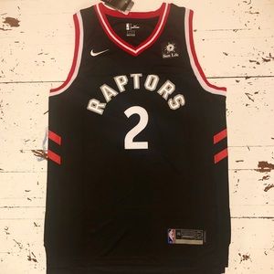 Kahwi Leonard Raptors Jersey (Black)